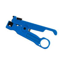 A blue color Cable Slit and Ring Tool