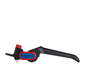 A black color Racheting Cable Slitter